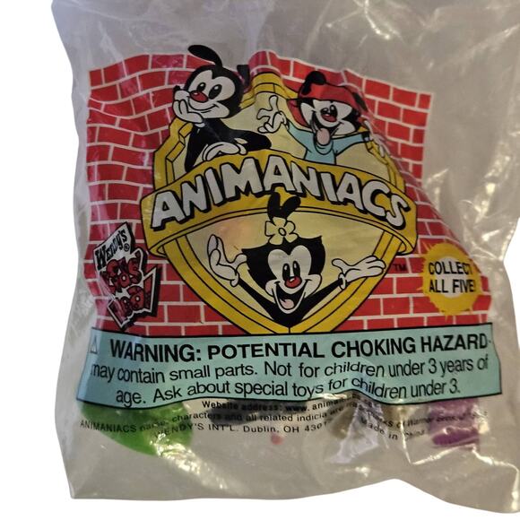 1998 Wendys Kids Meal Warner Bros Animaniacs Toy Canon - Picture 1 of 2